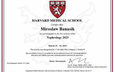 Prof. Banasik na NEPHROLOGY 2023